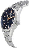 Tag Heuer Carrera Quartz Blue Dial Silver Steel Strap Watch for Women - WAR1112.BA0601