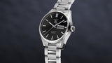 Tag Heuer Carrera Calibre 5 Automatic Black Dial Silver Steel Strap Watch for Men - WAR201A.BA0723