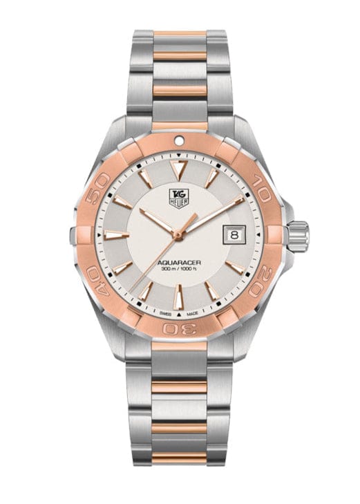 Tag Heuer Aquaracer White Dial Watch for Men - WAY1150.BD0911
