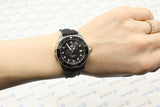 Tag Heuer Aquaracer Quartz Black Mother of Pearl Dial Black Textile Strap Watch for Women - WAY131M.FT6092