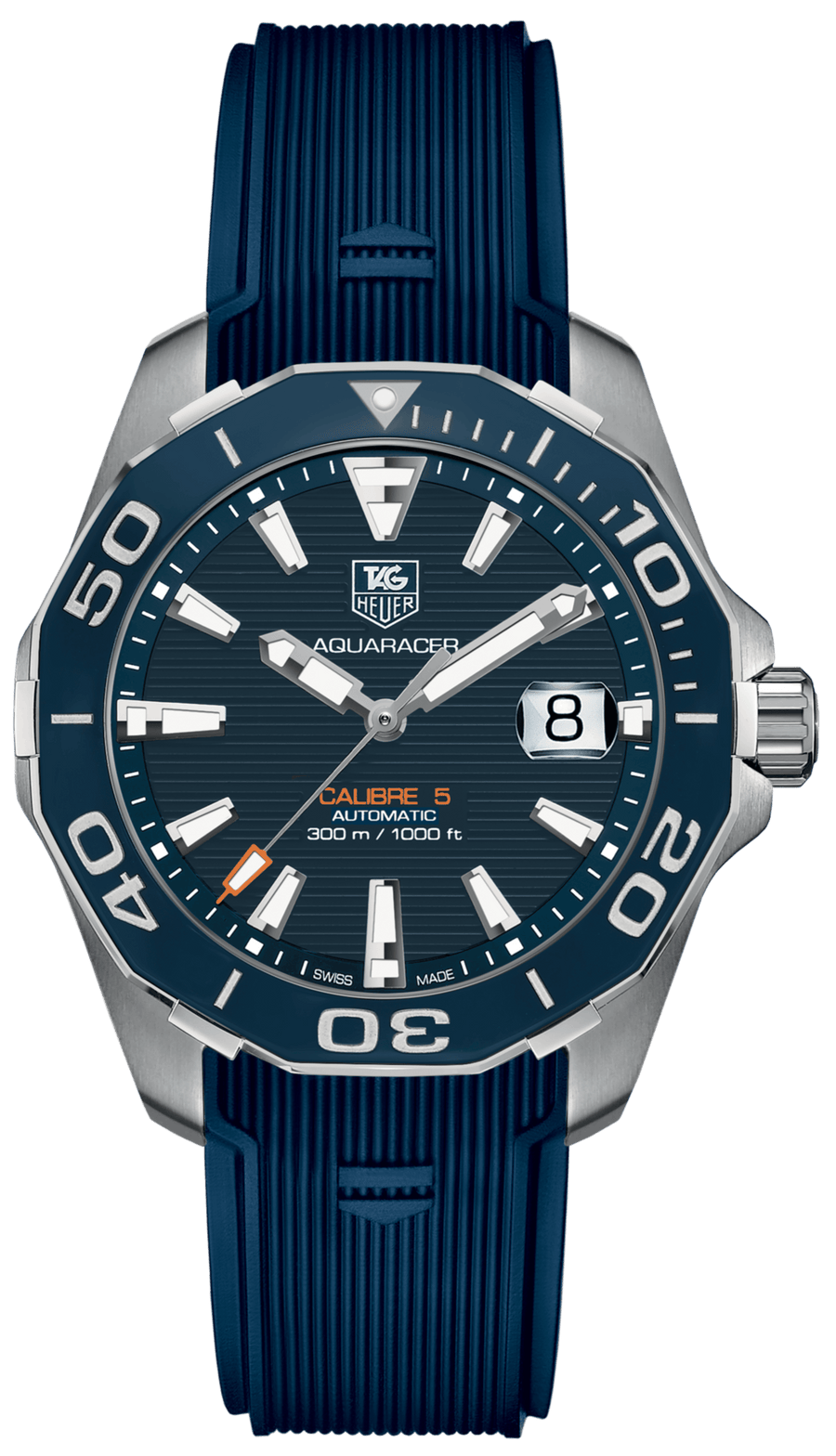 Tag Heuer Aquaracer Blue Dial Watch for Men -  WAY211C.FT6155