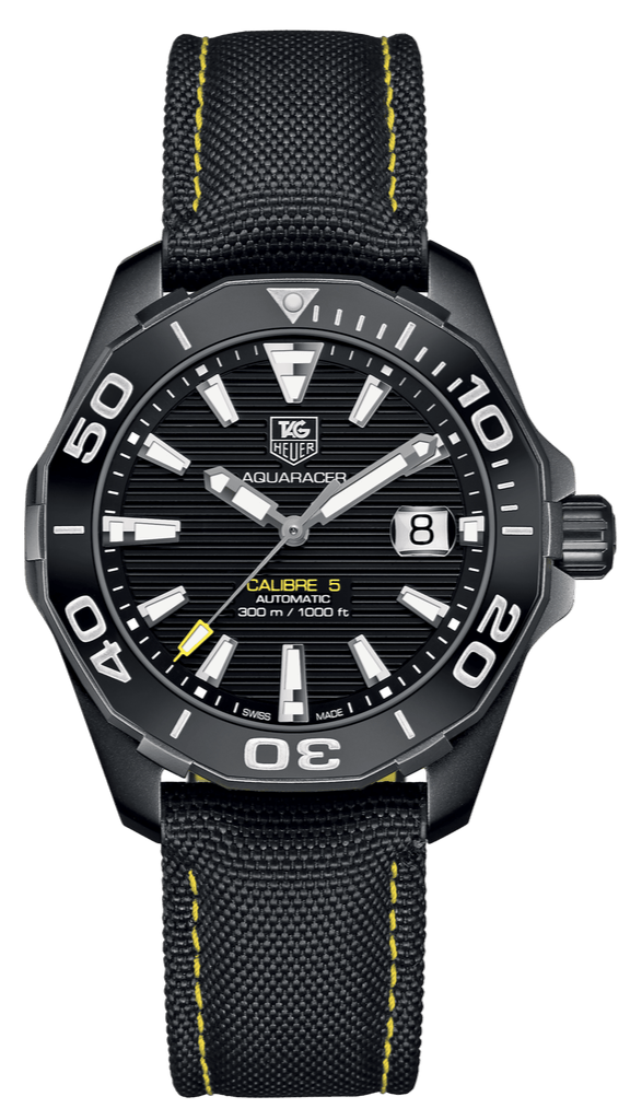Tag Heuer Aquaracer Black Dial Watch for Men - WAY218A.FC6362