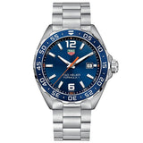 Tag Heuer Formula 1 Quartz 43mm Blue Dial Silver Steel Strap Watch for Men - WAZ1010.BA0842