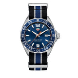 Tag Heuer Formula 1 Quartz Blue Dial Two Tone NATO Strap Watch for Men - CAZ1019.FT8027