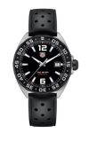 Tag Heuer Formula 1 Quartz 41mm Black Dial Black Rubber Strap Watch for Men - WAZ1110.FT8023