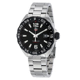 Tag Heuer Formula 1 Quartz 41mm Black Dial Silver Steel Strap Watch for Men - WAZ1110.BA0875