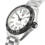 Tag Heuer Formula 1 Quartz White Dial Silver Steel Strap Watch for Men - WAZ1111.BA0875