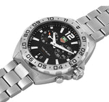 Tag Heuer Formula 1 Quartz Black Dial Silver Steel Strap Watch for Men - WAZ111A.BA0875