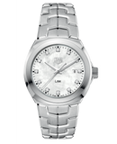 Tag Heuer Link Quartz Diamonds Mother of Pearl Dial Silver Steel Strap Watch for Women - WBC1312.BA0600