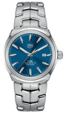 Tag Heuer Link Automatic Blue Dial Silver Steel Strap Watch for Men - WBC2112.BA0603