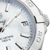 Tag Heuer Aquaracer White Mother of Pearl Dial Watch for Women - WBD1311.BA0740