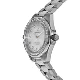 Tag Heuer Aquaracer White Mother of Pearl Dial Silver Steel Strap Watch for Women - WBD1315.BA0740