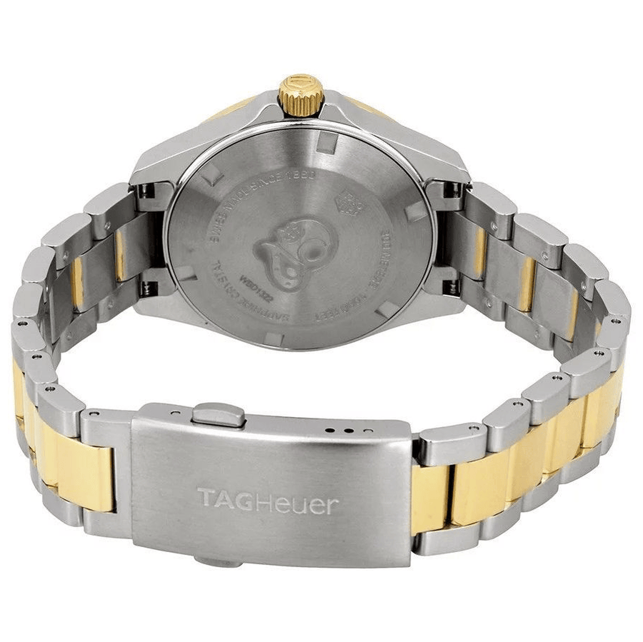 Tag Heuer Aquaracer White Mother of Pearl Dial Two Tone Steel Strap Watch for Women - WBD1322.BB0320