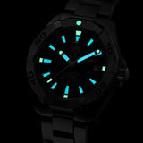 TAG Heuer Aquaracer WBD2112 illuminated watch dial