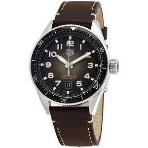 Tag Heuer Autavia Automatic Grey Dial Brown Leather Strap Watch for Men - WBE5114.FC8266