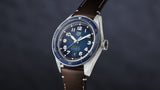 Tag Heuer Autavia Calibre 5 42mm Automatic Blue Dial Brown Leather Strap Watch for Men - WBE5116.FC8266