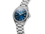 Tag Heuer Formula 1 Quartz 35mm Blue Dial with Diamonds Silver Steel Strap Watch for Women - WBJ1316.BA0666