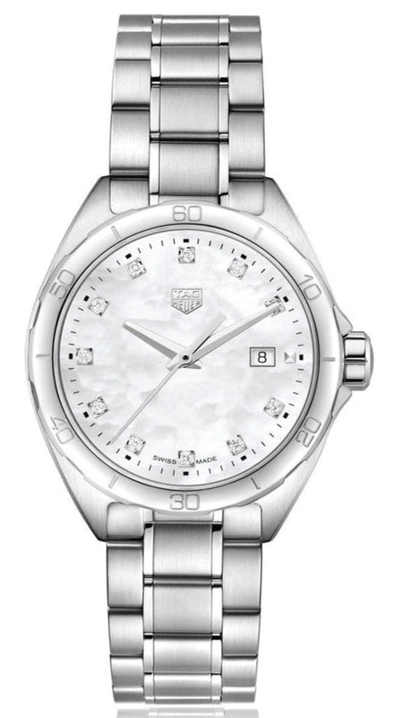 Tag Heuer Formula 1 Diamonds Mother of Pearl White Dial Watch for Women - WBJ1319.BA0666