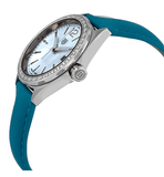 Tag Heuer Formula 1 Quartz 35mm Diamond Mother of Pearl Dial Blue Leather Strap Watch for Women - WBJ131A.FC8256