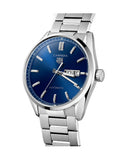 Tag Heuer Carrera Day Date Blue Dial Silver Steel Strap Watch for Women - WBN2012.BA0640