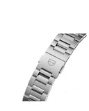 Tag Heuer Carrera Day Date Blue Dial Silver Steel Strap Watch for Women - WBN2012.BA0640