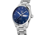 Tag Heuer Carrera Automatic Blue Dial Silver Steel Strap Watch for Men - WBN2016.BA0640