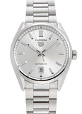 Tag Heuer Carrera Date Silver Dial Silver Steel Strap Watch for Women - WBN2111.BA0639