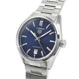 Tag Heuer Carrera Date Blue Dial Silver Steel Strap Watch for Men - WBN2112.BA0639