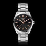 Tag Heuer Carrera Black Dial Silver Steel Strap Watch for Men - WBN2113.BA0639