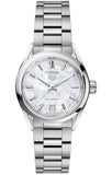 Tag Heuer Carrera Mother of Pearl Dial Silver Steel Strap Watch for Women - WBN2410.BA0621