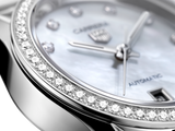 Tag Heuer Carrera Date Diamonds Mother of Pearl Dial Silver Steel Strap Watch for Women - WBN2414.BA0621