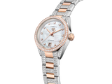 Tag Heuer Carrera Date Automatic Diamonds Mother of Pearl Dial Two Tone Steel Strap Watch for Women - WBN2451.BD0567