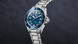 Tag Heuer Aquaracer Professional 300 Automatic Diamonds Blue Dial Silver Steel Strap Watch for Women - WBP231B.BA0618