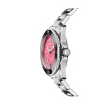 Tag Heuer Aquaracer Professional 300 Automatic Diamonds Pink Dial Silver Steel Strap Watch for Women - WBP231J.BA0618