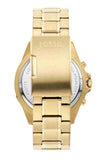 Fossil Garrett Chronograph Gold Dial Gold Steel Strap Watch for Men - FS5772