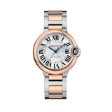 Cartier Ballon Bleu de Cartier Silver Dial Two Tone Steel Strap Watch for Women - W2BB0032