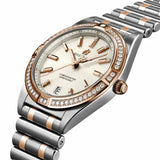 Breitling Chronomat 32 Diamonds White Dial Two Tone Steel Strap Watch for Women - U77310591A1U1