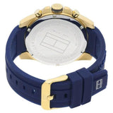 Tommy Hilfiger Decker White Dial Blue Rubber Strap Watch for Men - 1791353