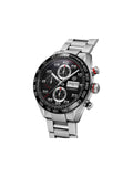 Tag Heuer Carrera Chronograph Black Dial Silver Steel Strap Watch for Men - CBN2A1AA.BA0643