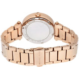 Michael Kors Parker White Dial Rose Gold Steel Strap Watch for Women - MK5616