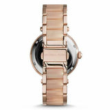 Michael Kors Parker Pink Dial Pink Steel Strap Watch for Women - MK6176