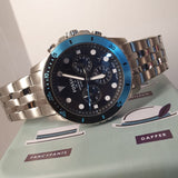 Fossil watch with blue bezel - July 6 WhatsApp image