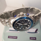 Fossil watch with blue accents, captured July 6, 2022