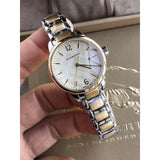 Burberry The Classic Champagne Gold Dial Two Tone Steel Strap Watch for Women - BU10118