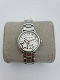 Marc Jacobs Classic White Dial SIlver Stainless Steel Strap Watch for Women - MJ3591