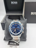 Hugo Boss Santiago Blue Dial Two Tone Steel Strap Watch for Men - 1513937