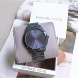 Michael Kors Runway Quartz Blue Dial Blue Steel Strap Watch For Women - MK3419