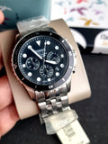Fossil watch from WhatsApp - Black dial stainless steel bracelet