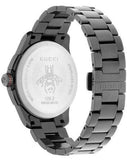 Gucci G-Timeless Chronograph Black Dial Black Steel Strap Watch For Men - YA126268