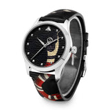 Gucci Le Marche Des Merveilles Black Dial Black Leather Strap Unisex Watch - YA1264007